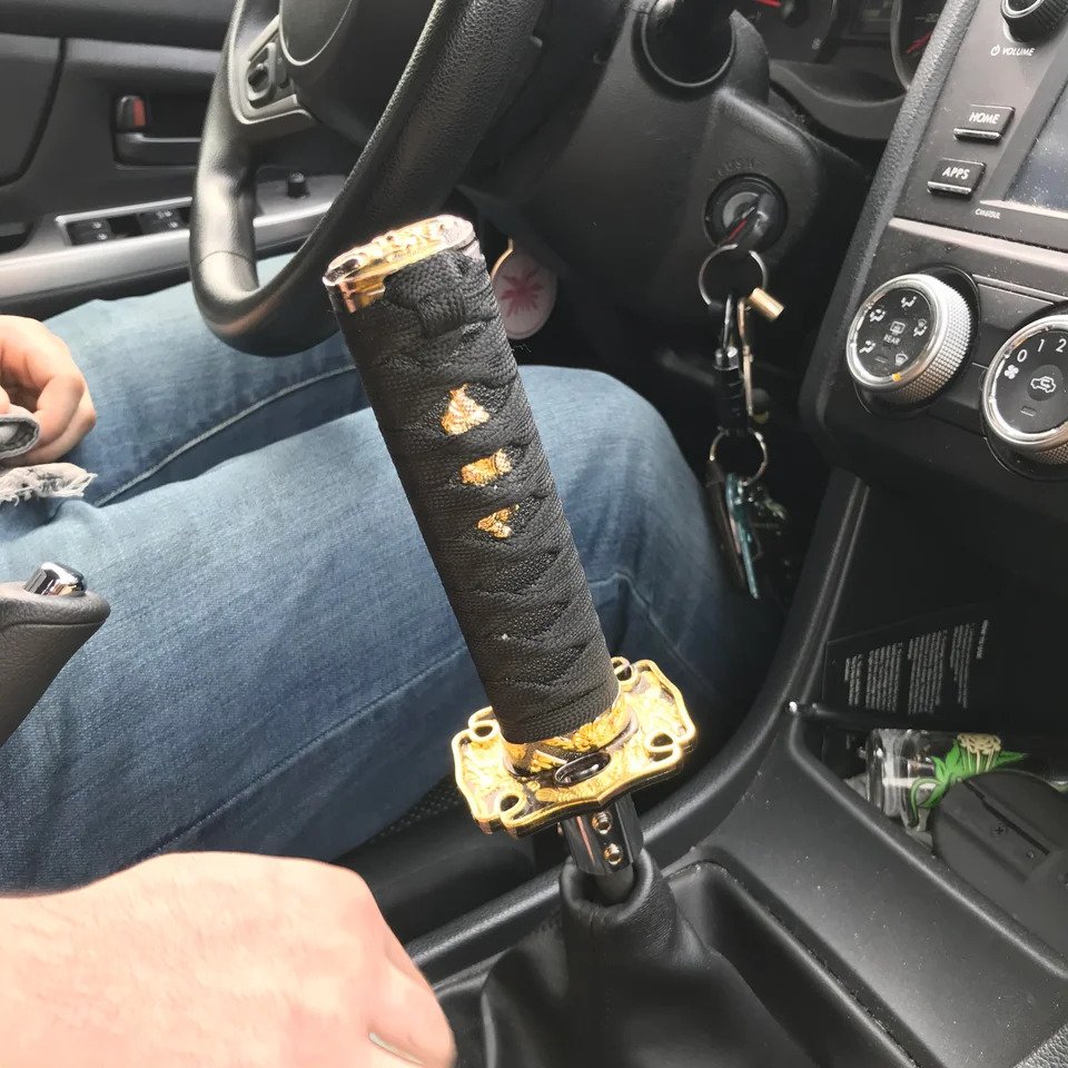 samurai shift knob