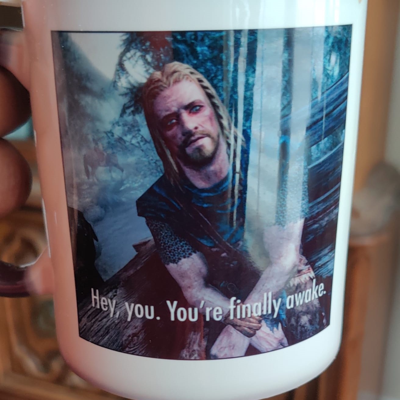 Hey You're Finally Awake Heat Color-changing Mug & Ceramic Mug