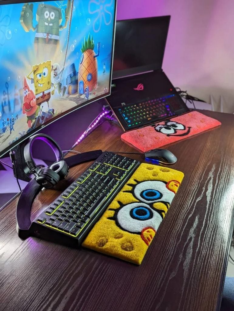 spongebob typing